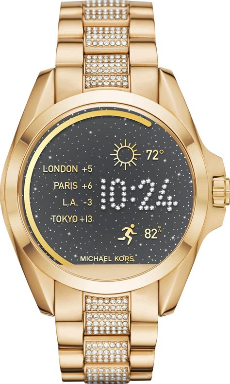 michael kors bradshaw brown|michael kors bradshaw smart watch.